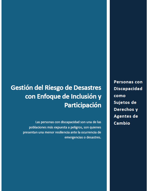 Tapa: Gestión del Riesgo de Desastres con Enfoque de Inclusión y Participación